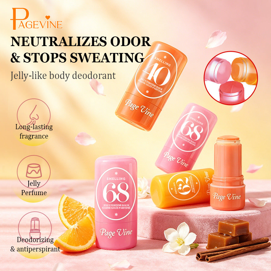 PAGE VINE Solid Perfume Balm - Refreshing Fruity Scent, Fresh and Versatile