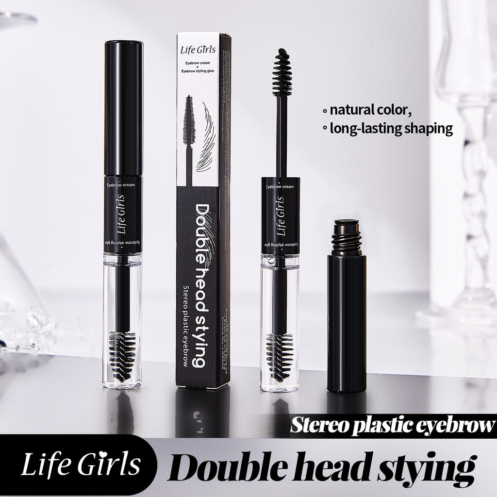 Professional 3D Eyebrow Sculpting System - Dual-Ended Precision Setting Liquid - Architectural Brow Styling & Control