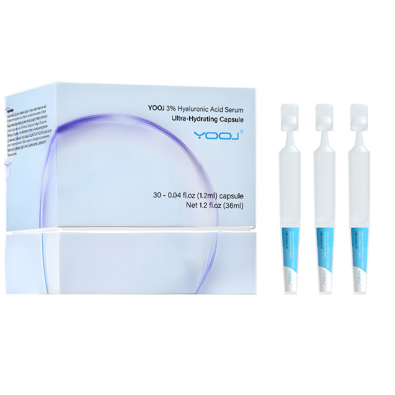 3% 4D Hyaluronic Acid Face Serum - Multi-Molecular Deep Hydrating Serum for Dry Skin & Fine Lines - GLOWUP