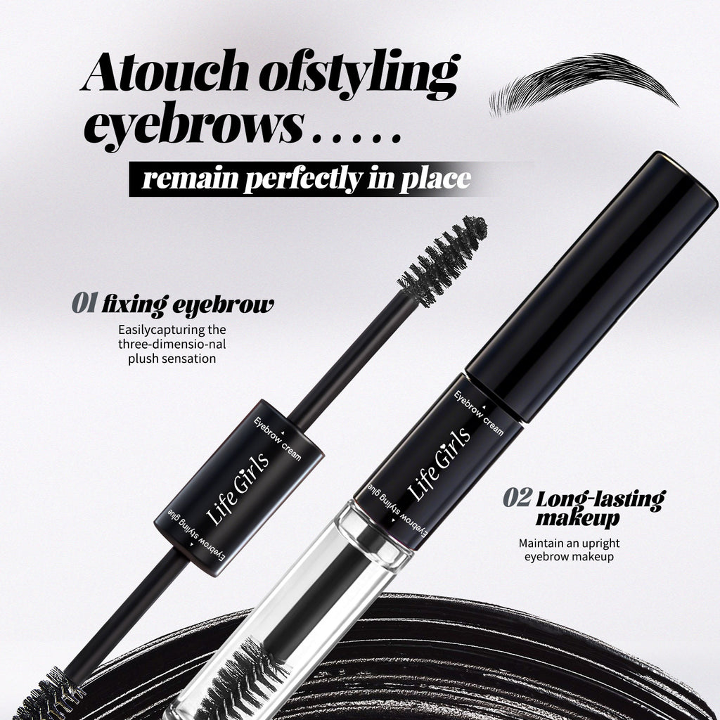 Professional 3D Eyebrow Sculpting System - Dual-Ended Precision Setting Liquid - Architectural Brow Styling & Control