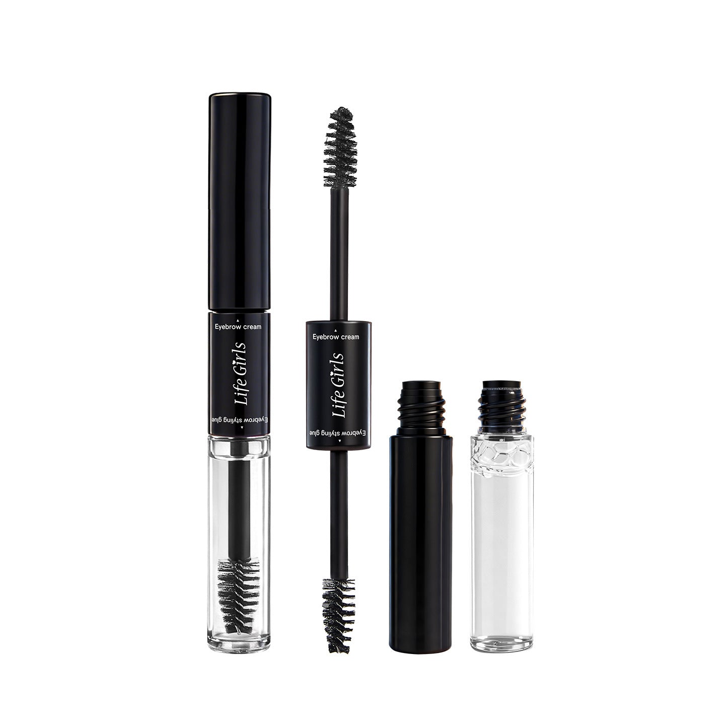 Professional 3D Eyebrow Sculpting System - Dual-Ended Precision Setting Liquid - Architectural Brow Styling & Control