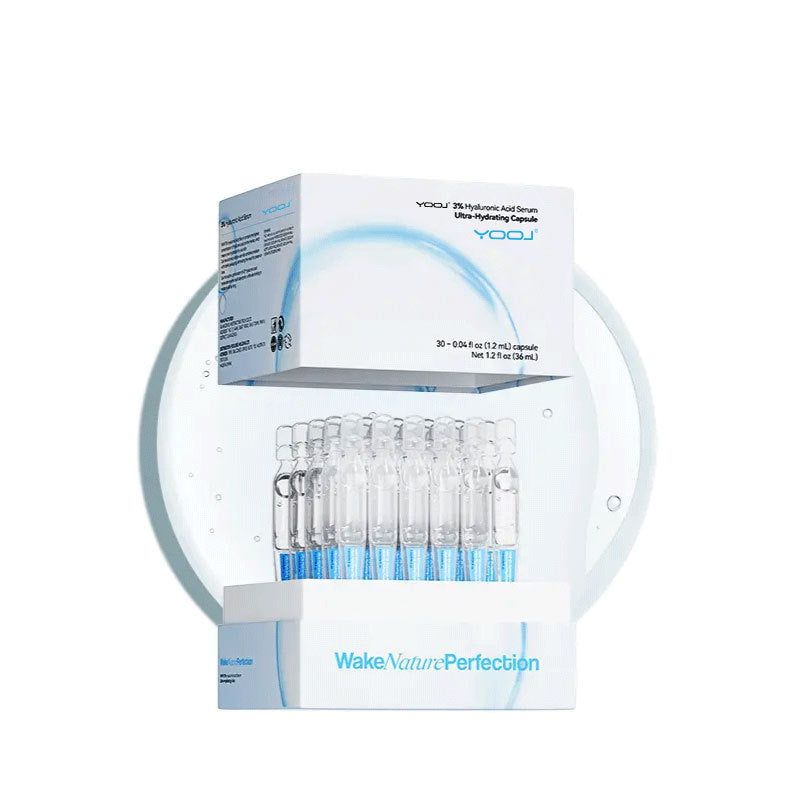 3% 4D Hyaluronic Acid Face Serum - Multi-Molecular Deep Hydrating Serum for Dry Skin & Fine Lines - GLOWUP