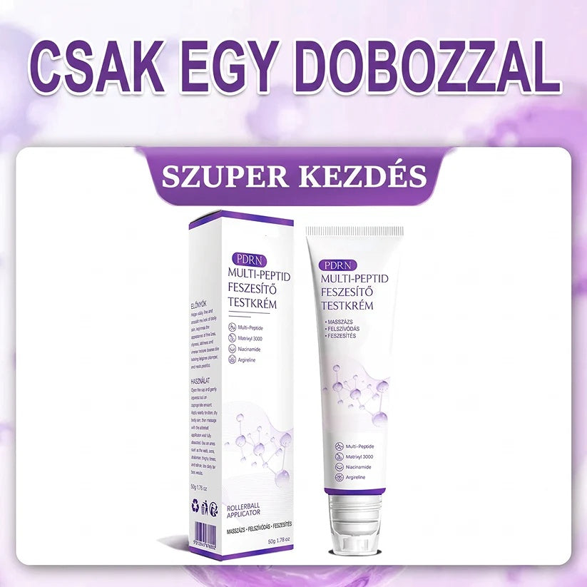 Recommended by dermatologists | PDRN Multi-Peptide Massaging Body Cream - GLOWUP