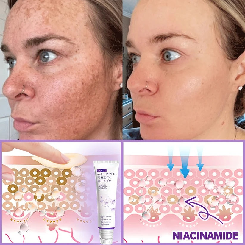 Recommended by dermatologists | PDRN Multi-Peptide Massaging Body Cream - GLOWUP