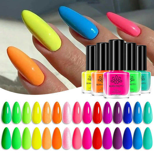 Urban Pop: Born Pretty Neon 15 Colors Polish Set - MYSTERYBOXS