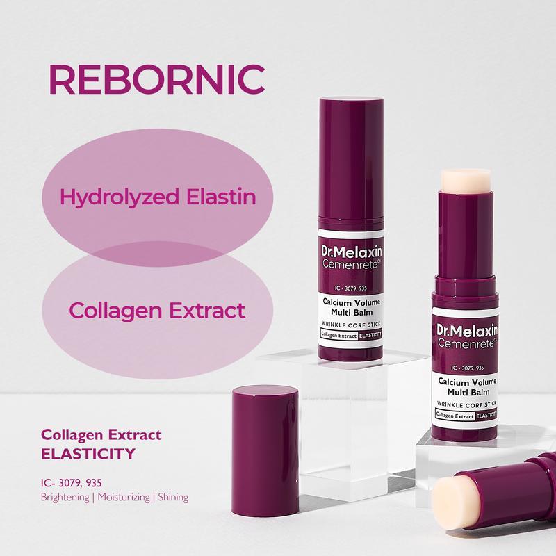 [Dr.Melaxin Official] Cemenrete Calcium Multi Balm - 30s Instant Eye Bag & Wrinkle Treatment - Anti-Aging Firming Stick