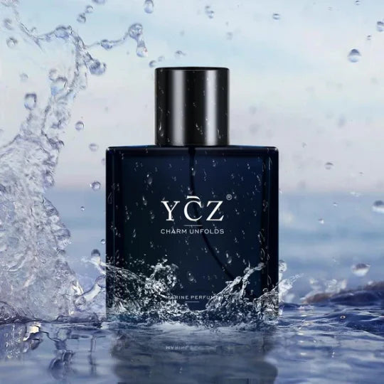 YCZ Perfumes Midnight Marine Eau De Parfum - Unisex 50ml Ocean Fresh Scent Premium Aromatic Woody Fragrance for Him & Her