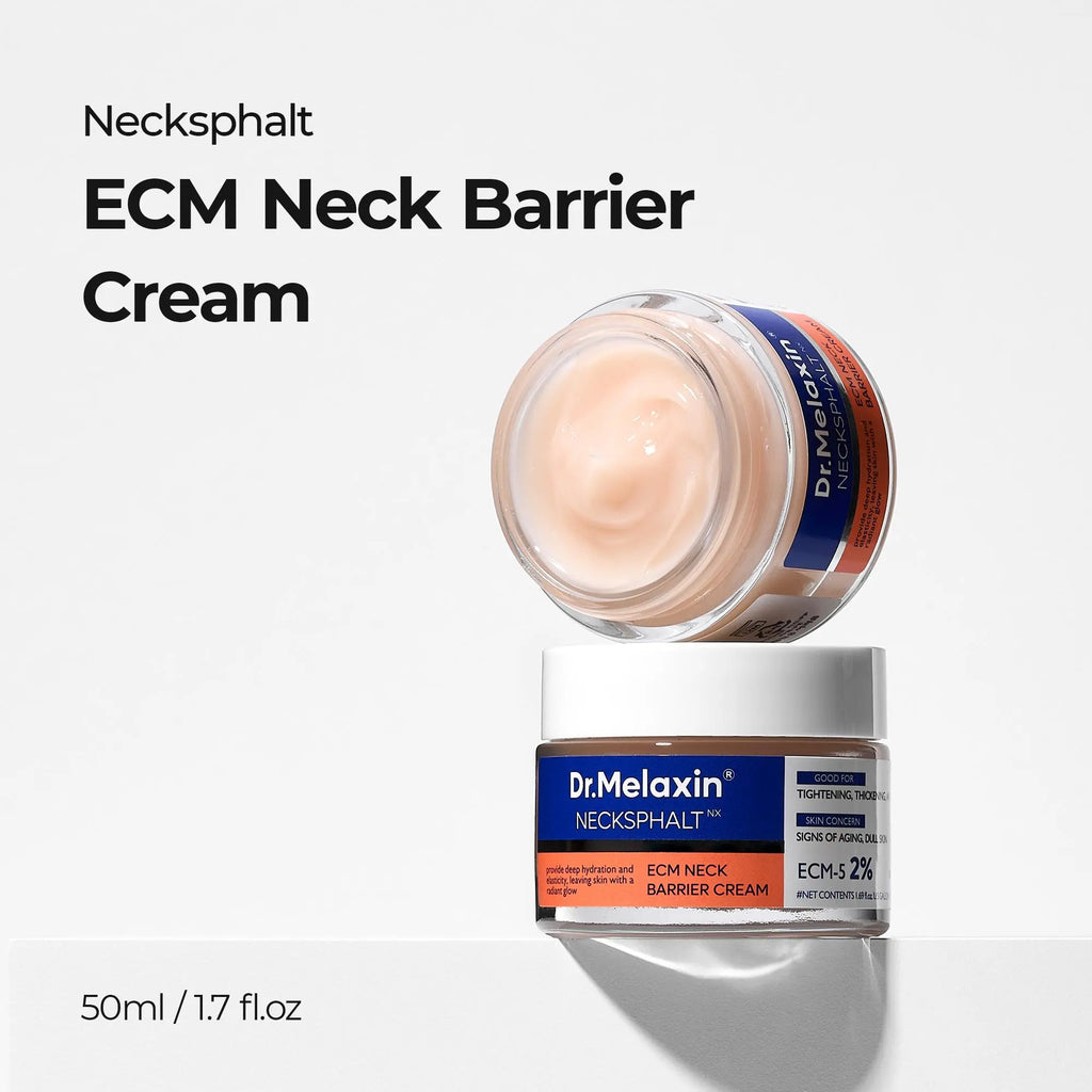 [Dr.Melaxin Official] Necksphalt ECM Neck Barrier Cream 50ml – Neck Firming & Wrinkle Care - GLOWUP