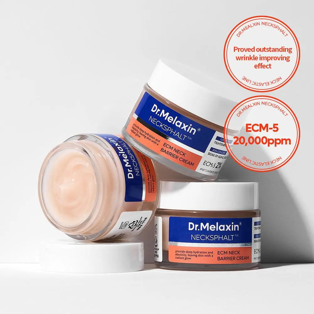 [Dr.Melaxin Official] Necksphalt ECM Neck Barrier Cream 50ml – Neck Firming & Wrinkle Care - GLOWUP