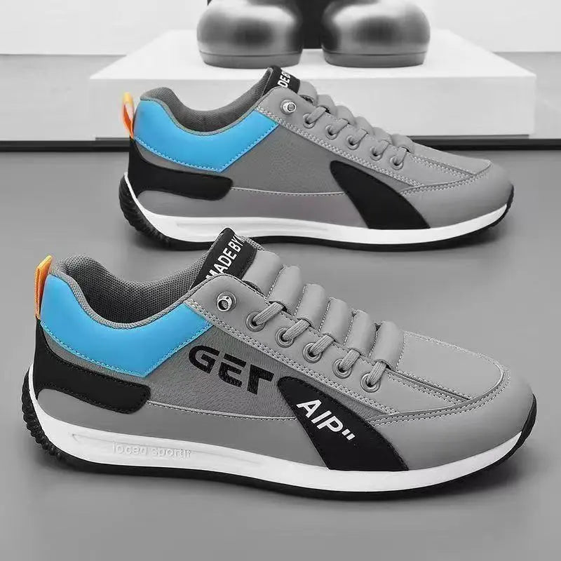 Comfortable Slip-On Walking Shoes with Elastic Laces - Lightweight Breathable Non-Slip Casual Sneakers