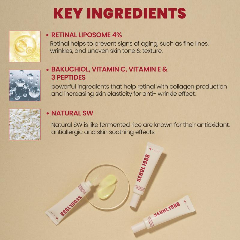 [KSECRET Official] SEOUL 1988 Eye Cream 30ml - Fermented Bean Complex for Maximum Elasticity - Clinical Eye Recovery - GLOWUP