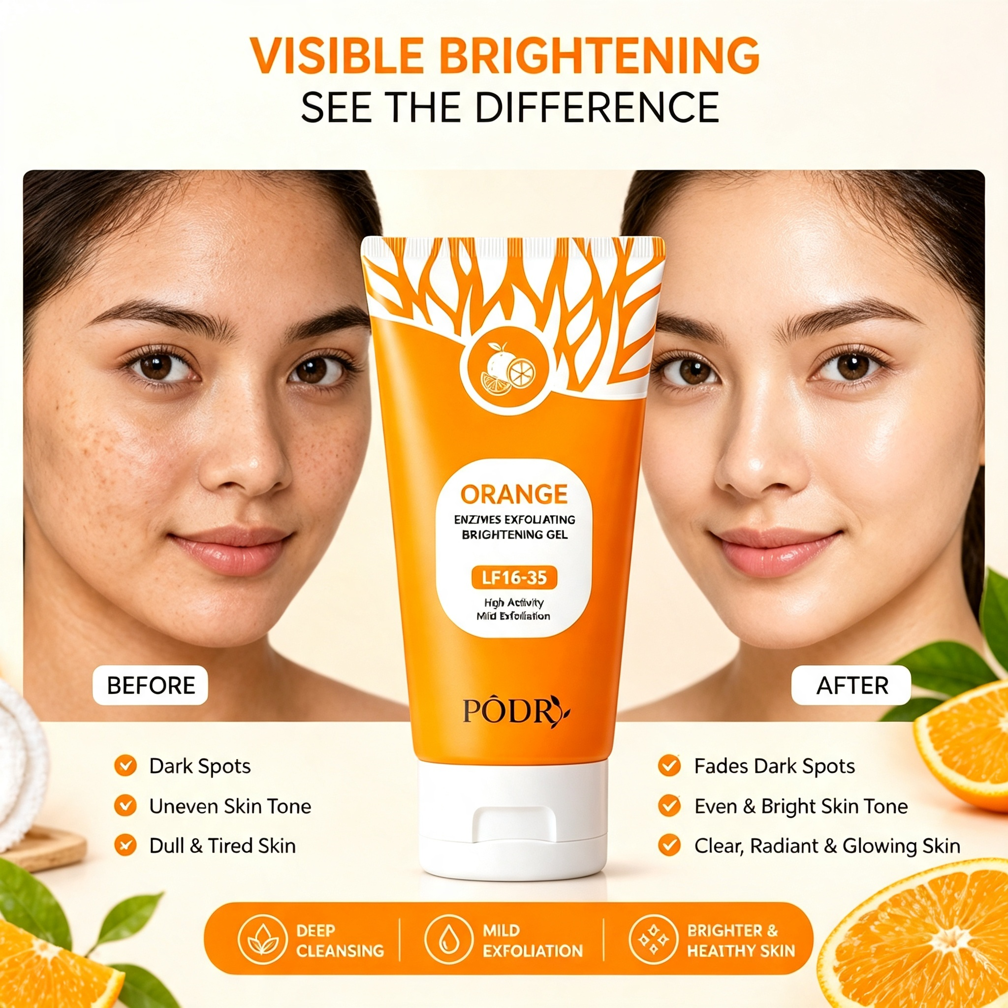 Orange Enzyme Cleansing Gel